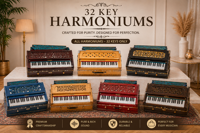 32 keys harmonium