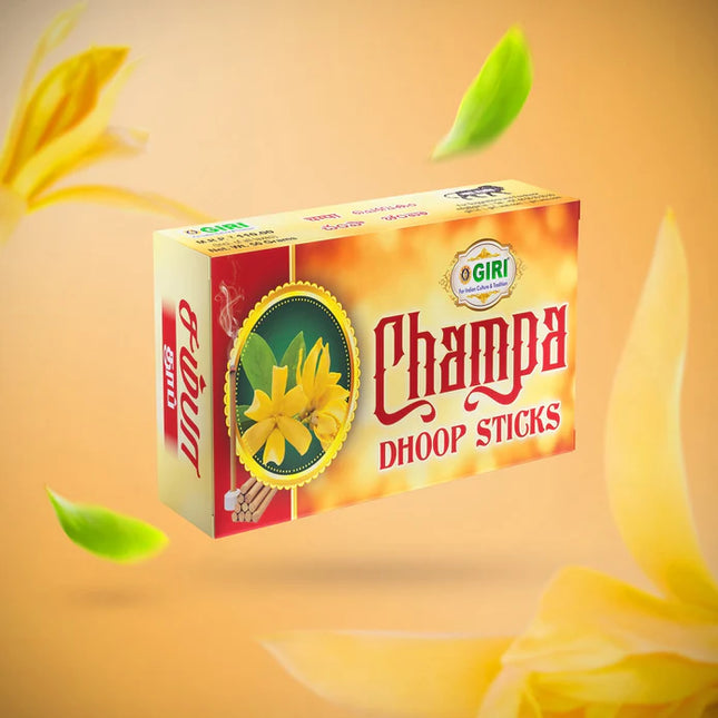 Giri Dhoop Sticks Champa – Incienso Sambrani / Dhoop Batti para Pooja