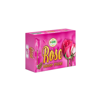 Giri Dhoop Sticks Rose – Incienso Sambrani / Dhoop Batti para Pooja