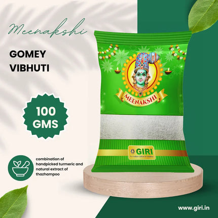 Giri Gomaya Vibhuti – Ceniza Sagrada (Bhasma / Thiruneeru) para Pooja