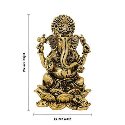 Ganesh 8 metal (Ashtadatu)