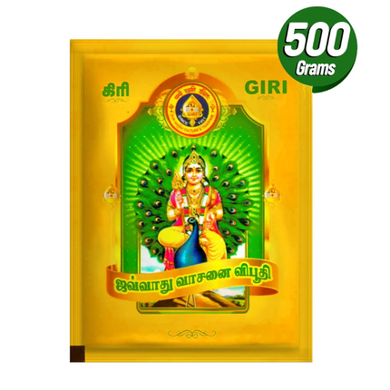 Giri Javadhu Vibhuti – Thiruneeru / Scented Holy Ash / Viboothi / Bhasma Aromático para Pooja, Protección y Devoción