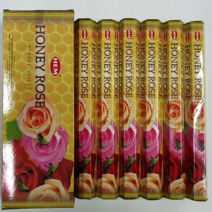 Varillas de incienso naturales premium - Honey Rose