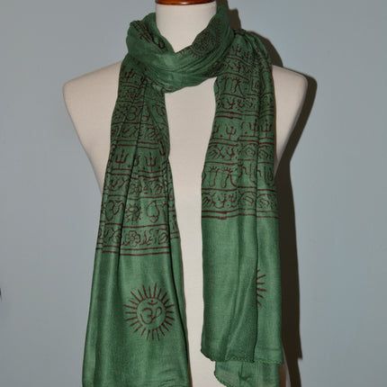 OM Ganesha Mantra Meditation Prayer Shawl