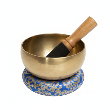 Cuenco Tibetano Dorado – Nota Sol (G) – Chakra de la Garganta (Vishuddha)