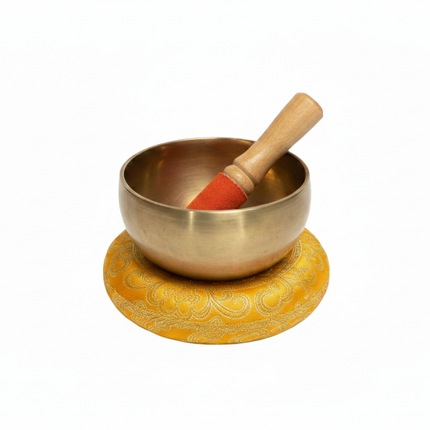 Cuenco Tibetano Dorado – Nota Mi (E) – Chakra del Plexo Solar (Manipura)