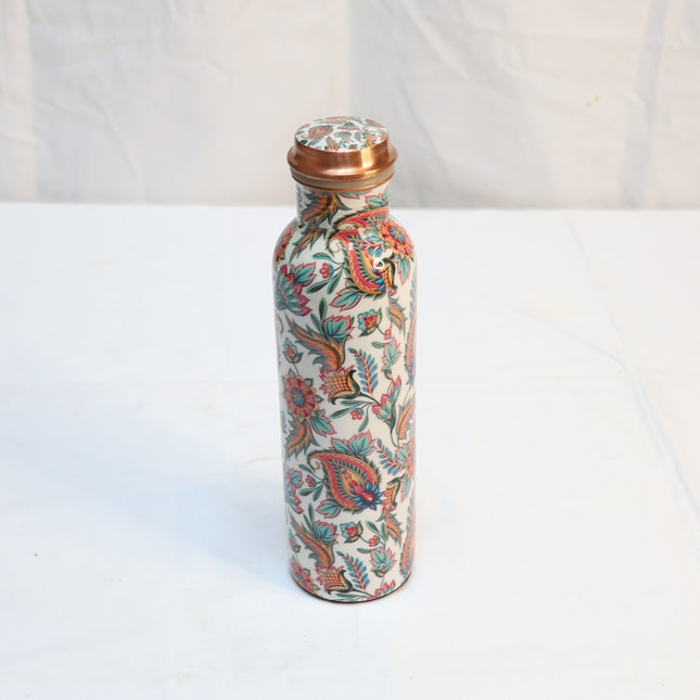 Botella de Cobre Pintada