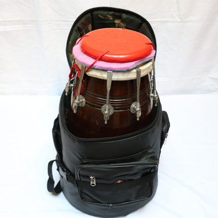 Dholak Tradicional con Afinación de Tornillos