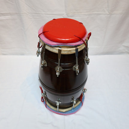 Dholak Tradicional con Afinación de Tornillos
