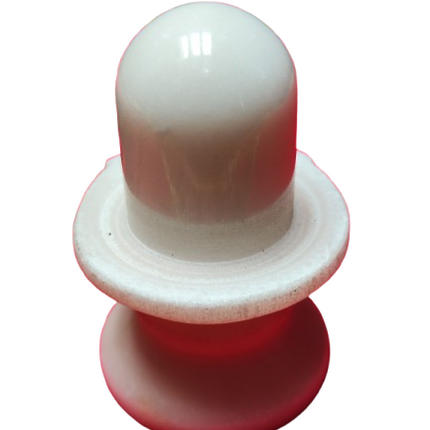 Shivalingam de Mármol Blanco