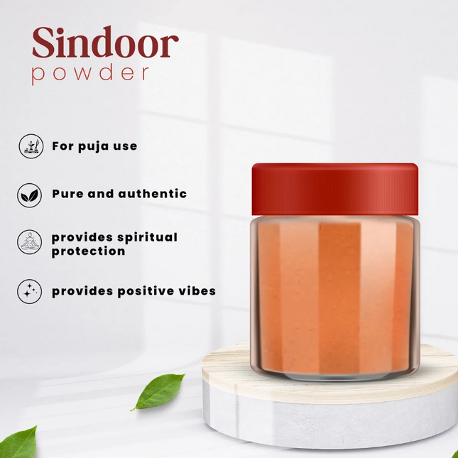 Giri Sindoor – Kumkum Rojo para Puja, Tilak y Rituales Hindúes
