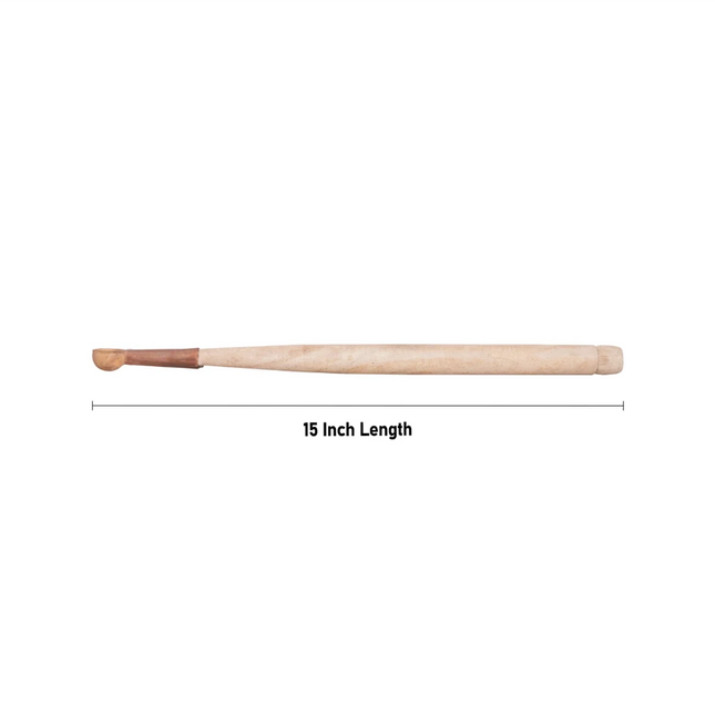 Cuchara Havan de Cobre con Mango de Madera – 15 pulgadas