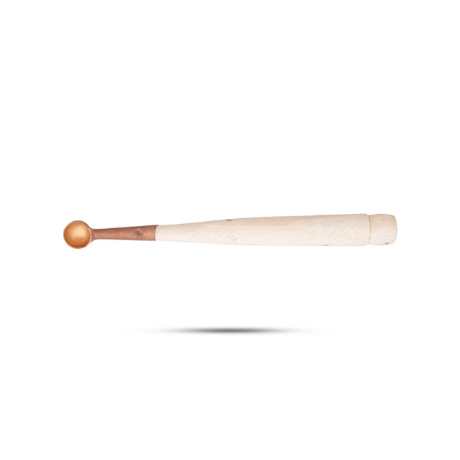 Cuchara Havan de Madera y Cobre de 8 pulgadas para Homa y Puja