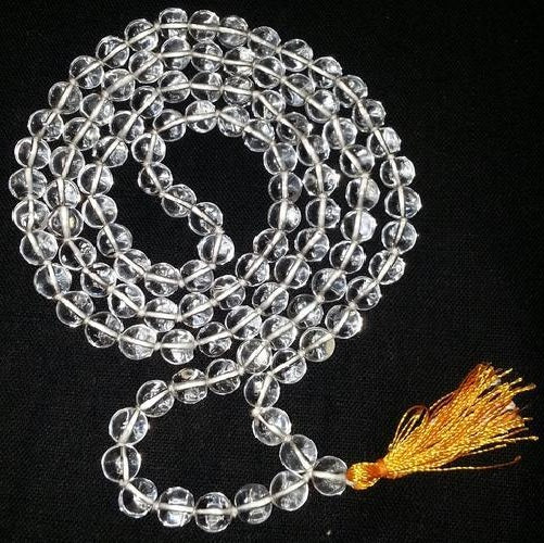Sphatik Mala (Cristal de cuarzo)