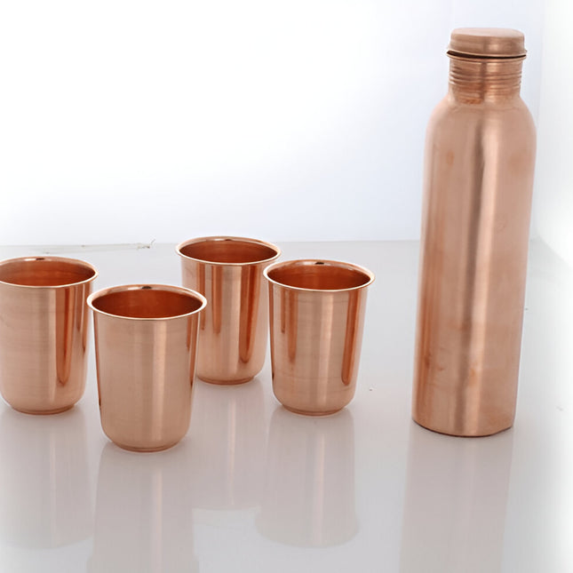 Botella de Cobre Pura